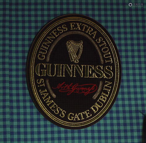 GUINNESS ADVERTISEMENT PLAQUE