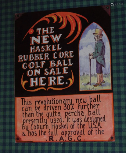THE NEWHASKELL RUBBER CORE GOLF BALL