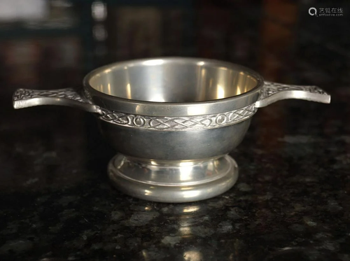 SILVER PLATED PORRINGER