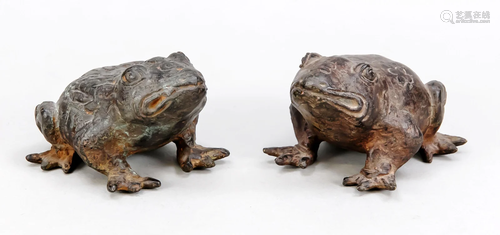 2 frogs, China?, age unknown,