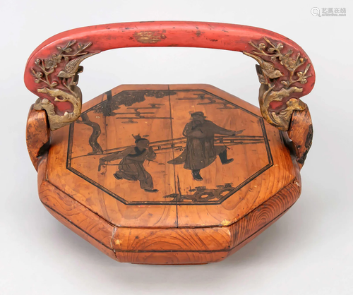 Picnic basket, China, early 20