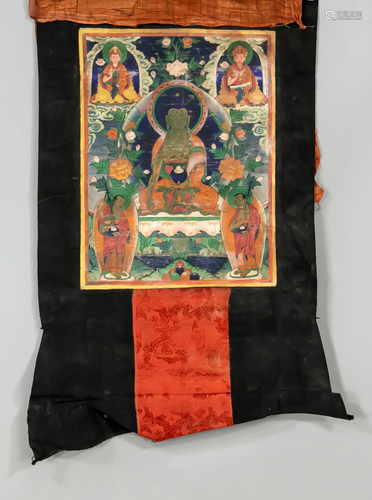 Thangka, Tibet, probably end o