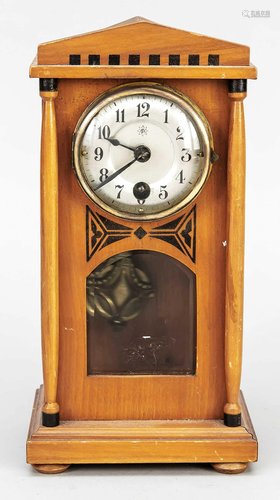 Junghans table clock, c. 1900,