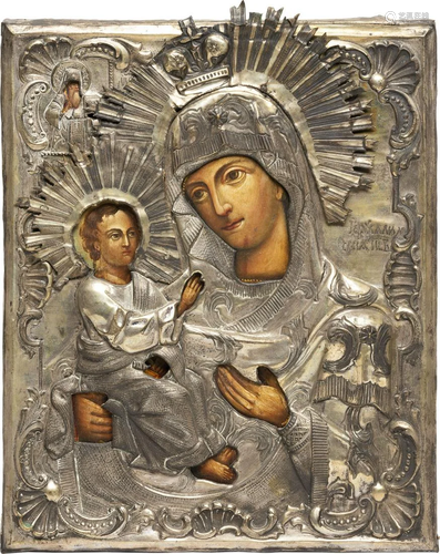 AN ICON SHOWING THE MOTHER OF GOD OF JERUSALEM W…