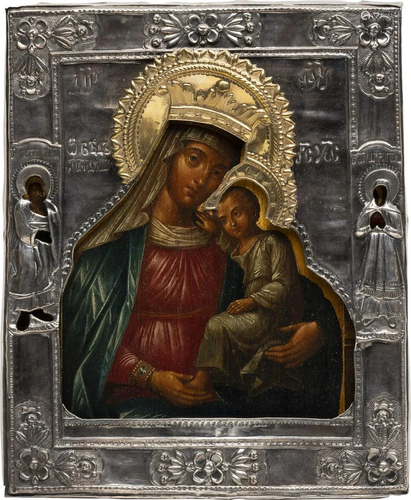 AN ICON SHOWING THE MOTHER OF GOD OF THE REMOVAL…