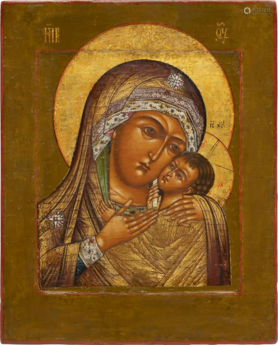 AN ICON SHOWING THE KORSUNKSAYA MOTHER OF GOD