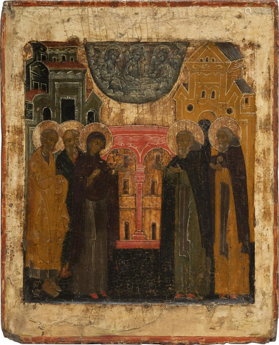 AN ICON SHOWING THE APPEARANCE OF THE MOTHER OF …