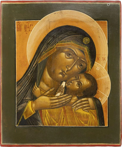 AN ICON OF THE KASPEROVSKAYA MOTHER OF GOD