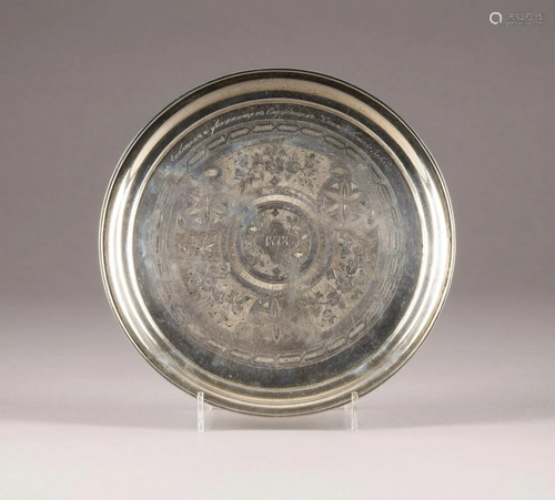 A SILVER TRAY