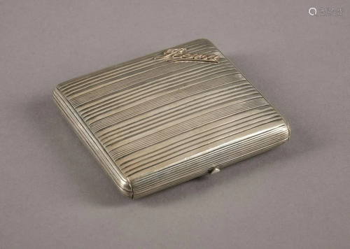 A SILVER CIGARETTE CASE 'RENA'