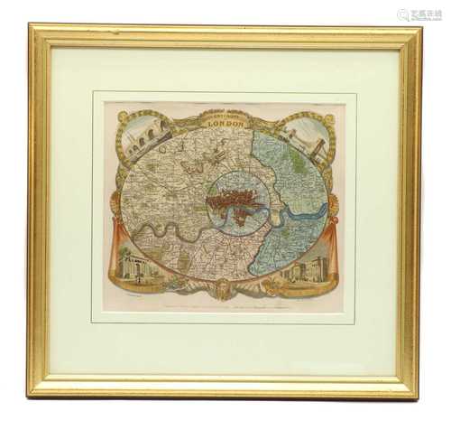 Thomas Moule, Map of London,