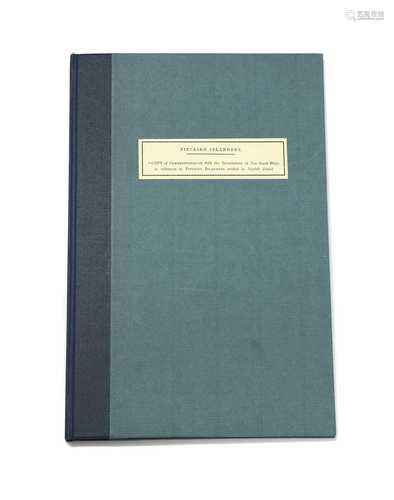 Pitcairn Islanders : 1 Copy of correspondence with the Gover...