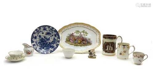 A collection of English and Continental porcelain,