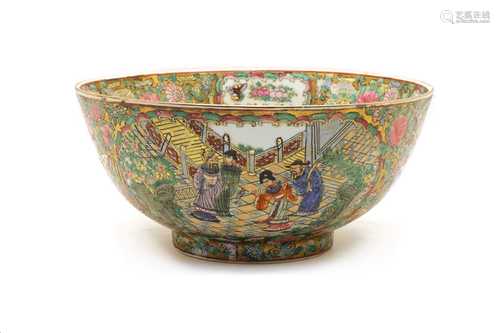 A Chinese famille rose porcelain bowl,