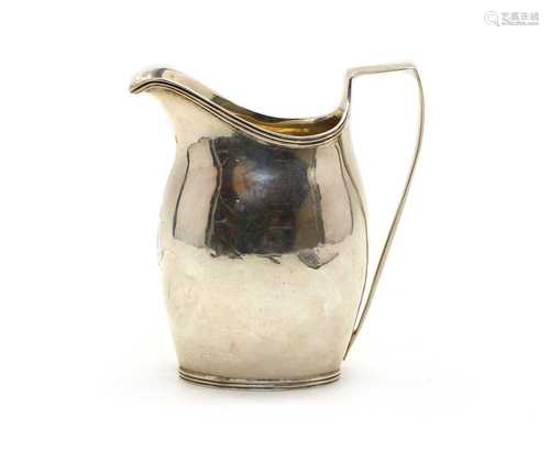 A George III silver cream jug