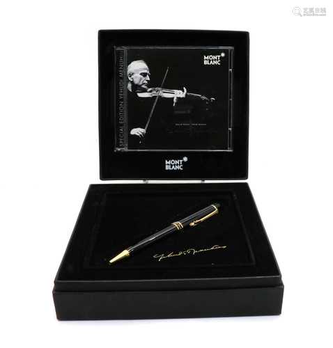 A Mont Blanc Limited Edition 'Yehudi Menuhin' ballpoint pen,