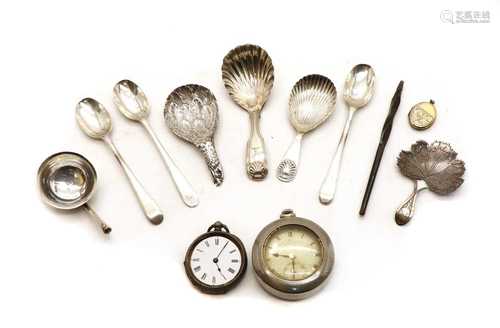 A quantity of caddy spoons