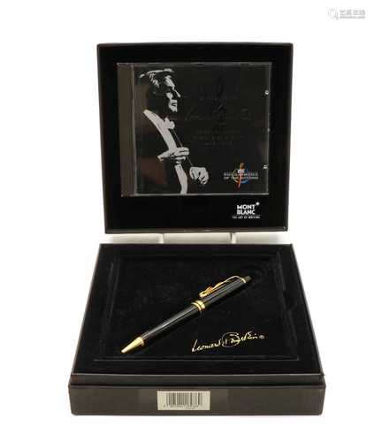 A Mont Blanc Limited Edition 'Leonard Bernstein' ballpoint p...