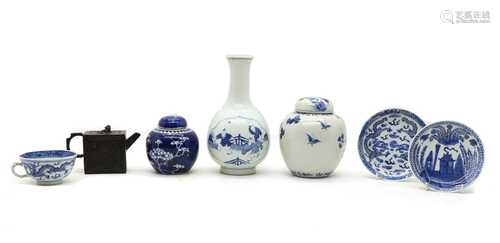 A collection of Chinese blue and white,