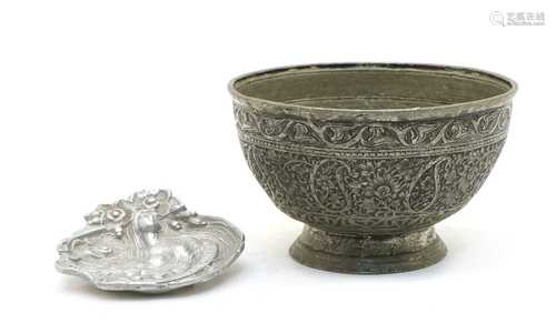 A Russian metal bowl,