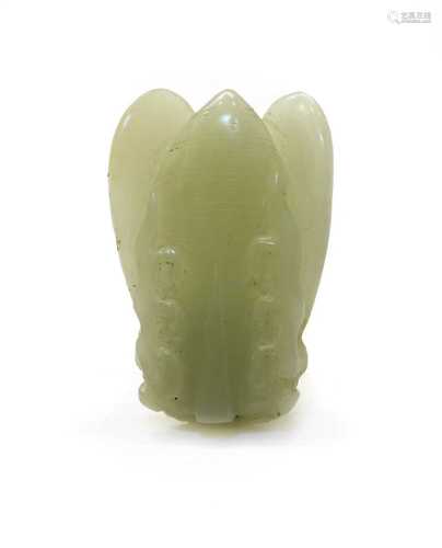 A Chinese jade carving,