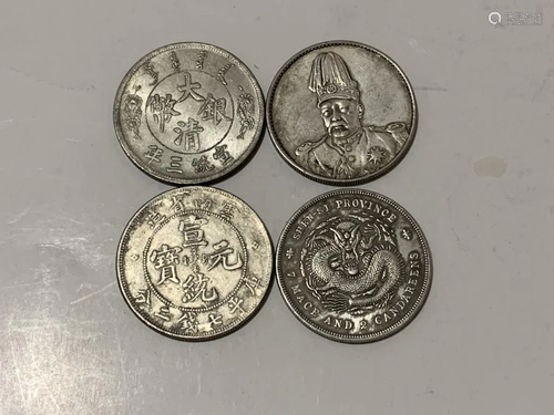 Four Chinese Coins