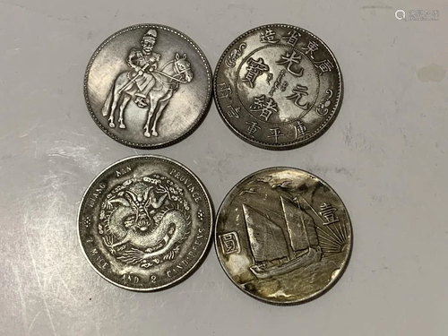 Four Chinese Coins