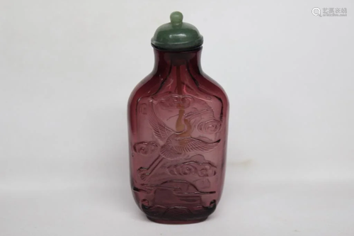 Chinese Glass Snuff Bottle