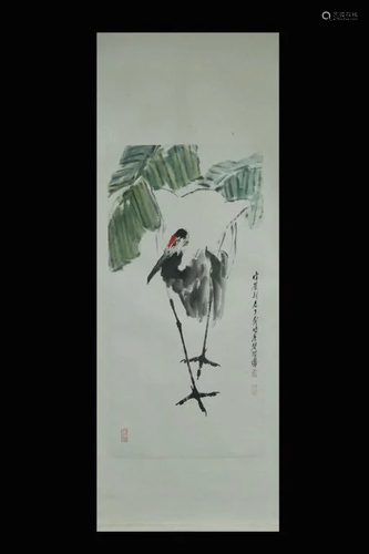 Chinese Ink Color Scroll Painting