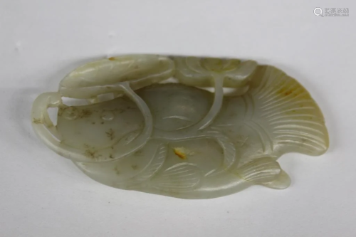 Chinese Jade Carved Fish