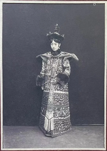 Photo of Chinese Dowager Empress,c1923