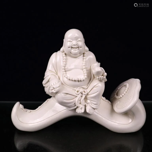 Chinese White Glazed Buddha