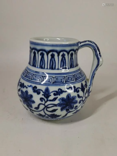 Chinese Blue and White Suger Can