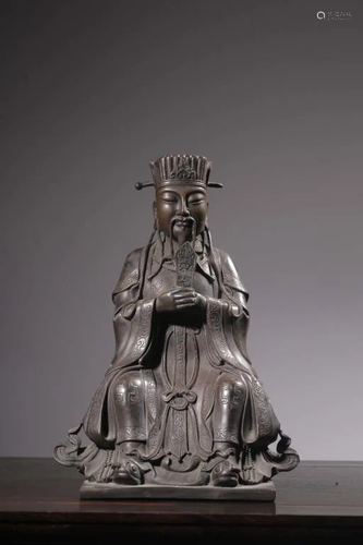 Qing Chinese Bronze Figural