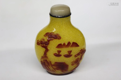 Chinese Glass Snuff Bottle