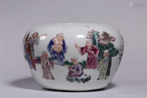 Chinese Famille Rose Porcelain Wsaher,Mark