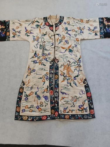 Chinese Embroidered Silk Woman Jacket