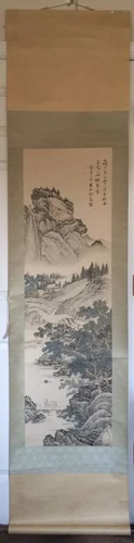 Chinese Ink Color Scroll Painting