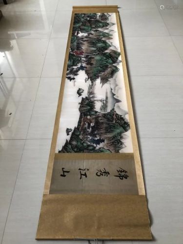 Chinese Ink Scroll