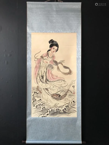 Chinese Ink Scroll