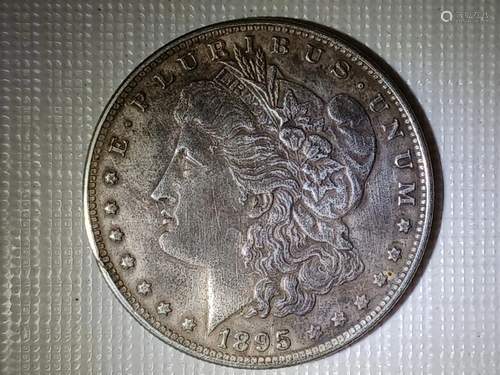 1895 S Morgan Silver Dollar