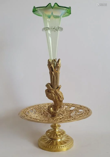 Antique French Gilt Bronze Epergne