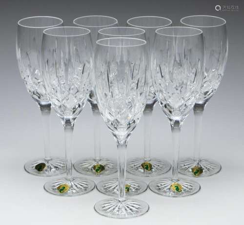 A Suite of Eight Waterford Cut Crystal 'Trinity' P...