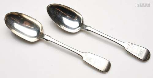 A Large William IV Hallmarked Sterling Silver Table Spoon To...