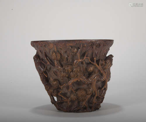 A wood cup