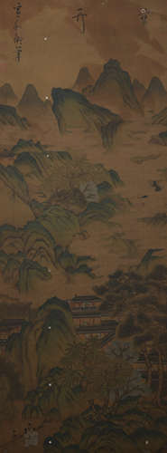 A Song huizong's landscape painting