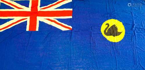 A Large Vintage Western Australia Flag (L:355cm)
