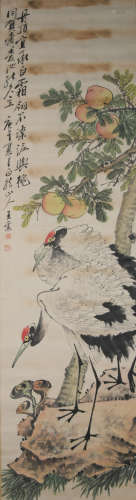 A Wang zhen's flower and bird painting