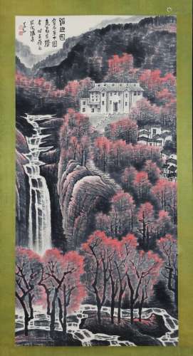 A Li keran's landscape painting