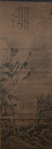 A Wu wei's landscape painting